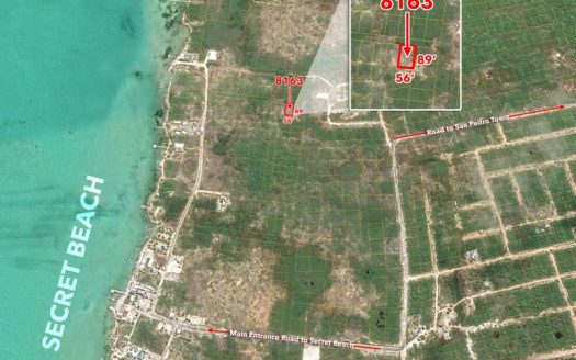 Oversized Lot in Secret Beach with Seller Financing Available Belize