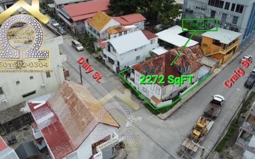 Buisness, Commercial and Touristic Location and to top it off a corner lot In Belize City Belize City