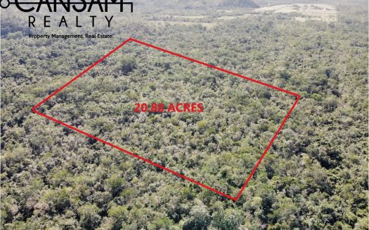 20.88 acres for sale- Franks Eddy Agricultural Layout Cayo