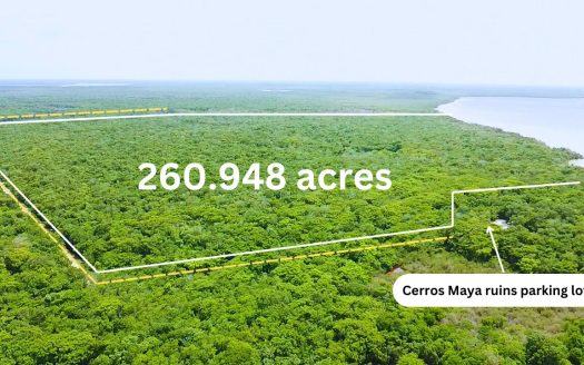 260.948 Acres Cerros Peninsula Ancient Maya Ruins